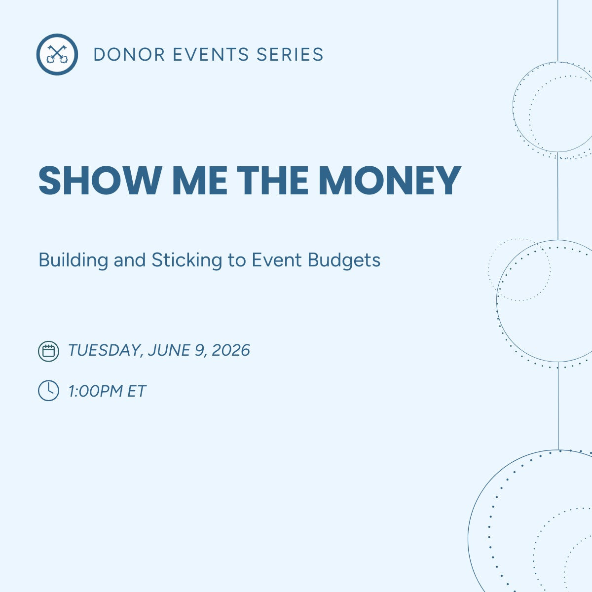 Show Me the Money: Building and Sticking to Event Budgets
