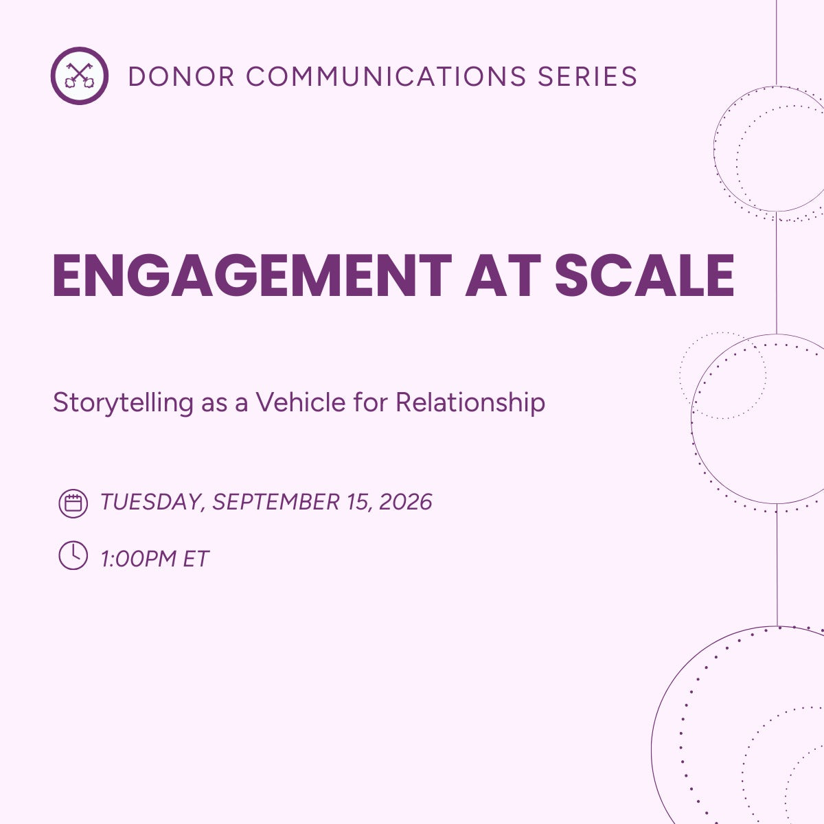 Engagement at Scale: Storytelling as a Vehicle for Relationship