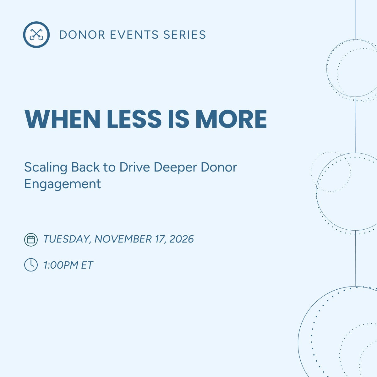 When Less Is More: Scaling Back to Drive Deeper Donor Engagement