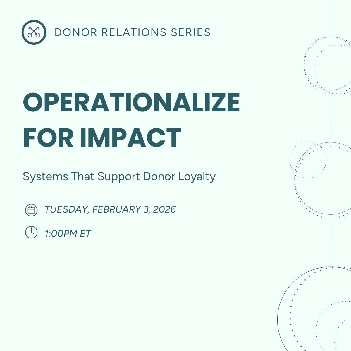 Operationalize for Impact: Systems That Support Donor Loyalty