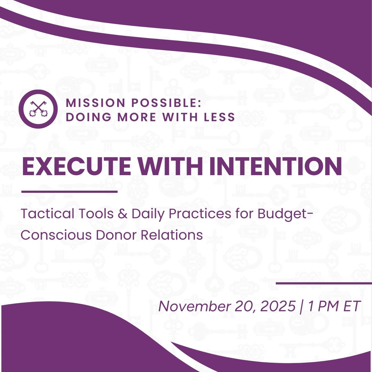 Execute with Intention
