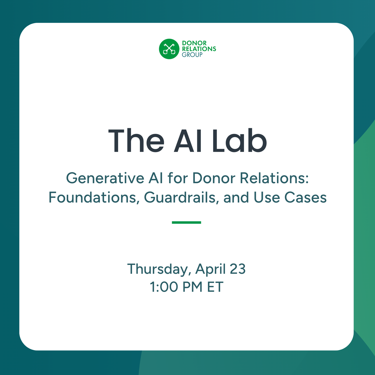 Generative AI for Donor Relations: Foundations, Guardrails, and Use Cases