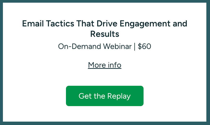 Email Tactics That Drive Engagement and Results