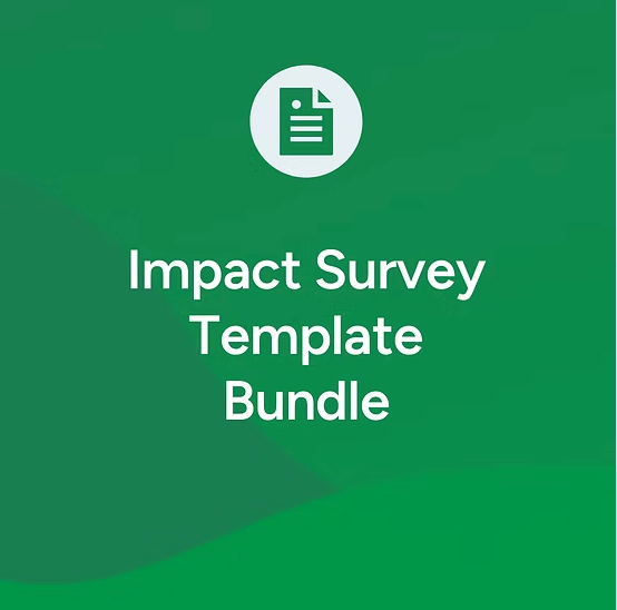 Impact Survey Template Bundle