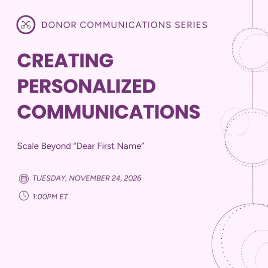 Creating Personalized Communications at Scale Beyond “Dear First Name”