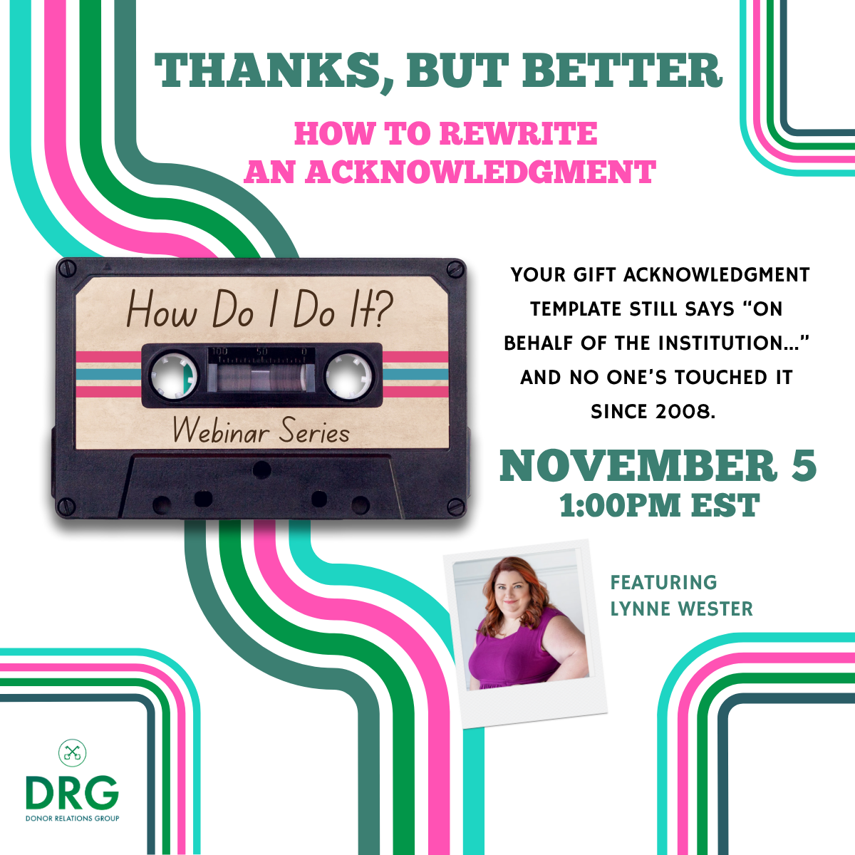 Thanks, But Better – How to Rewrite an Acknowledgment