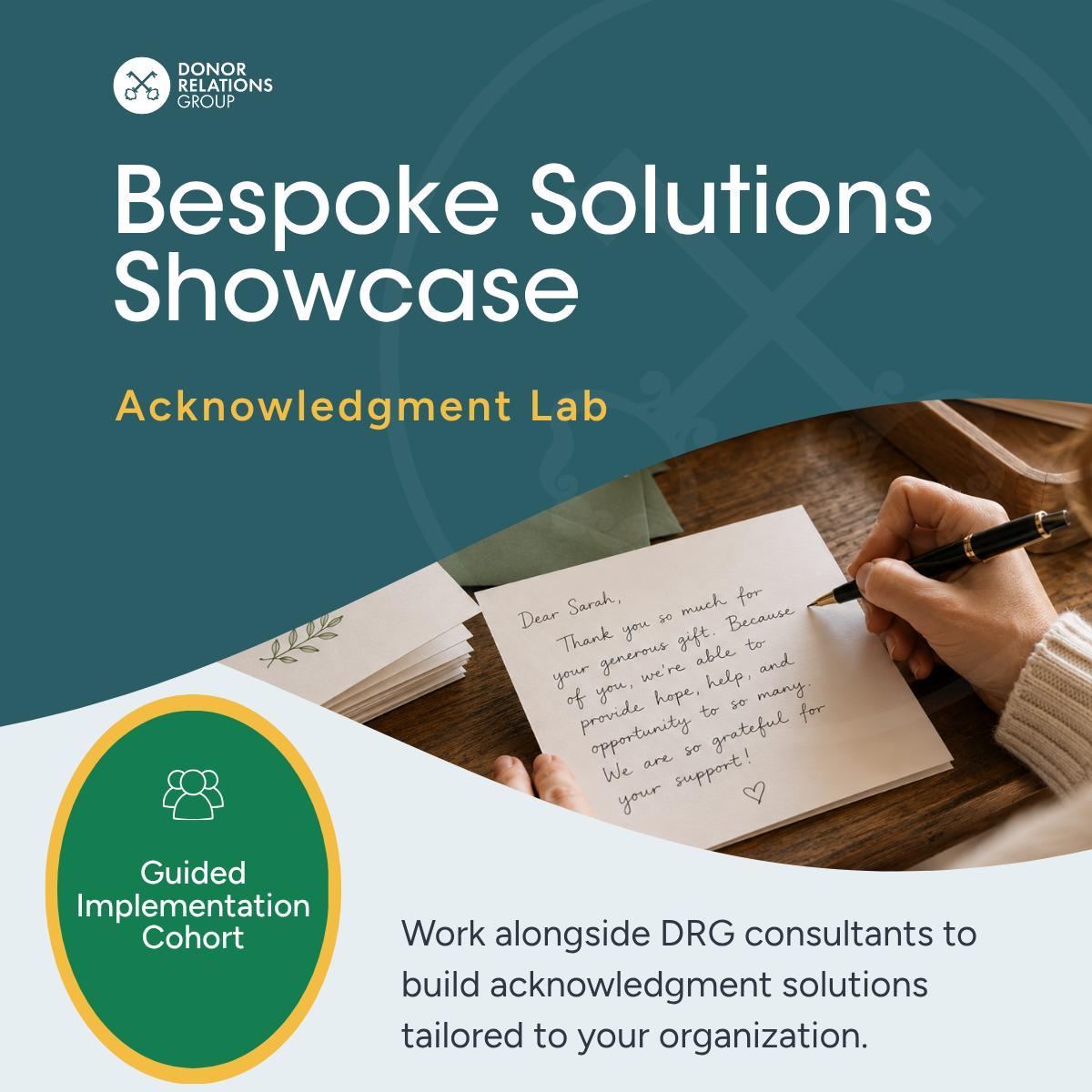 Bespoke Solutions Showcase Acknowledgment Solutions Lab