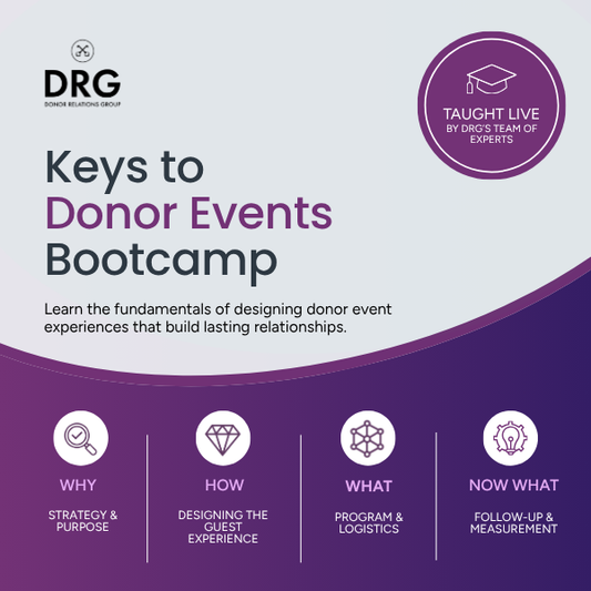 DRG's Keys to Donor Events Bootcamp