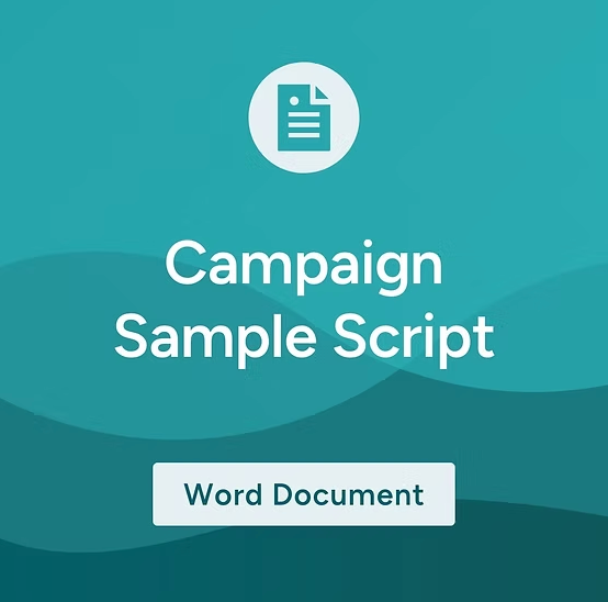 Campaign Launch Sample Script – Donor Relations Group