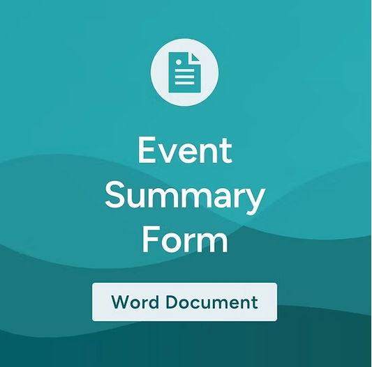 Event Summary Form