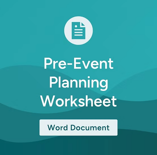 Pre-Event Planning Worksheet