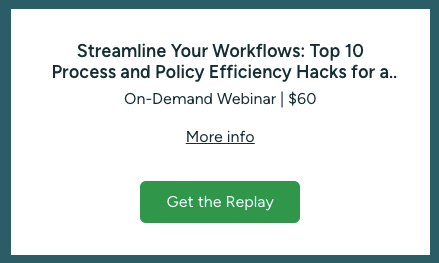Streamline Your Workflows: Top 10 Process and Policy Efficiency Hacks for a More Stress-Free Life
