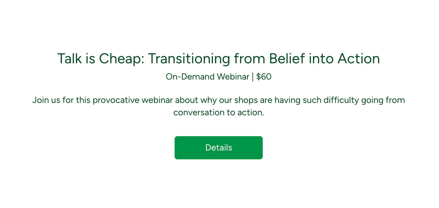 Talk is Cheap: Transitioning from Belief into Action