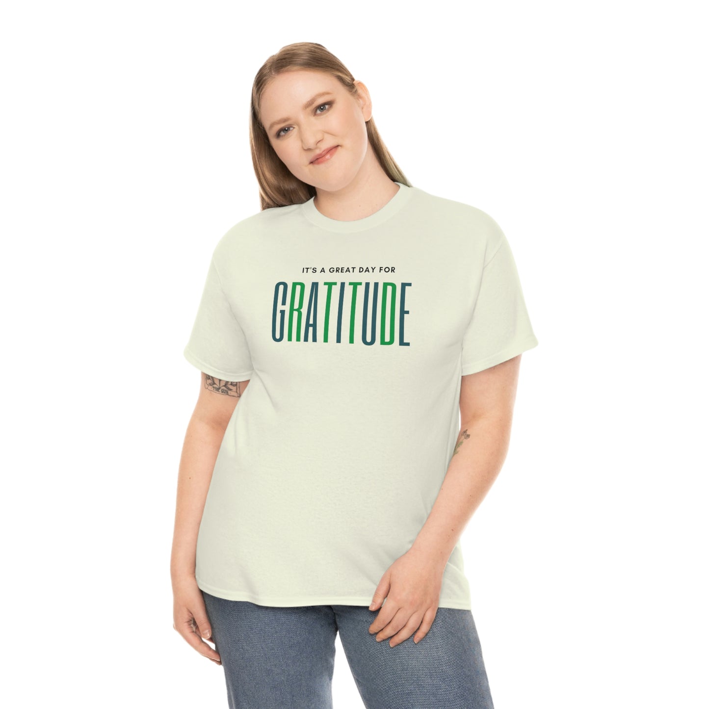 "Great Day for Gratitude" Cotton Tee