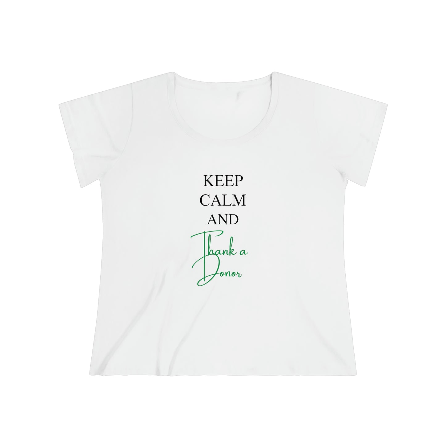 "Keep Calm" Women's Curvy Tee