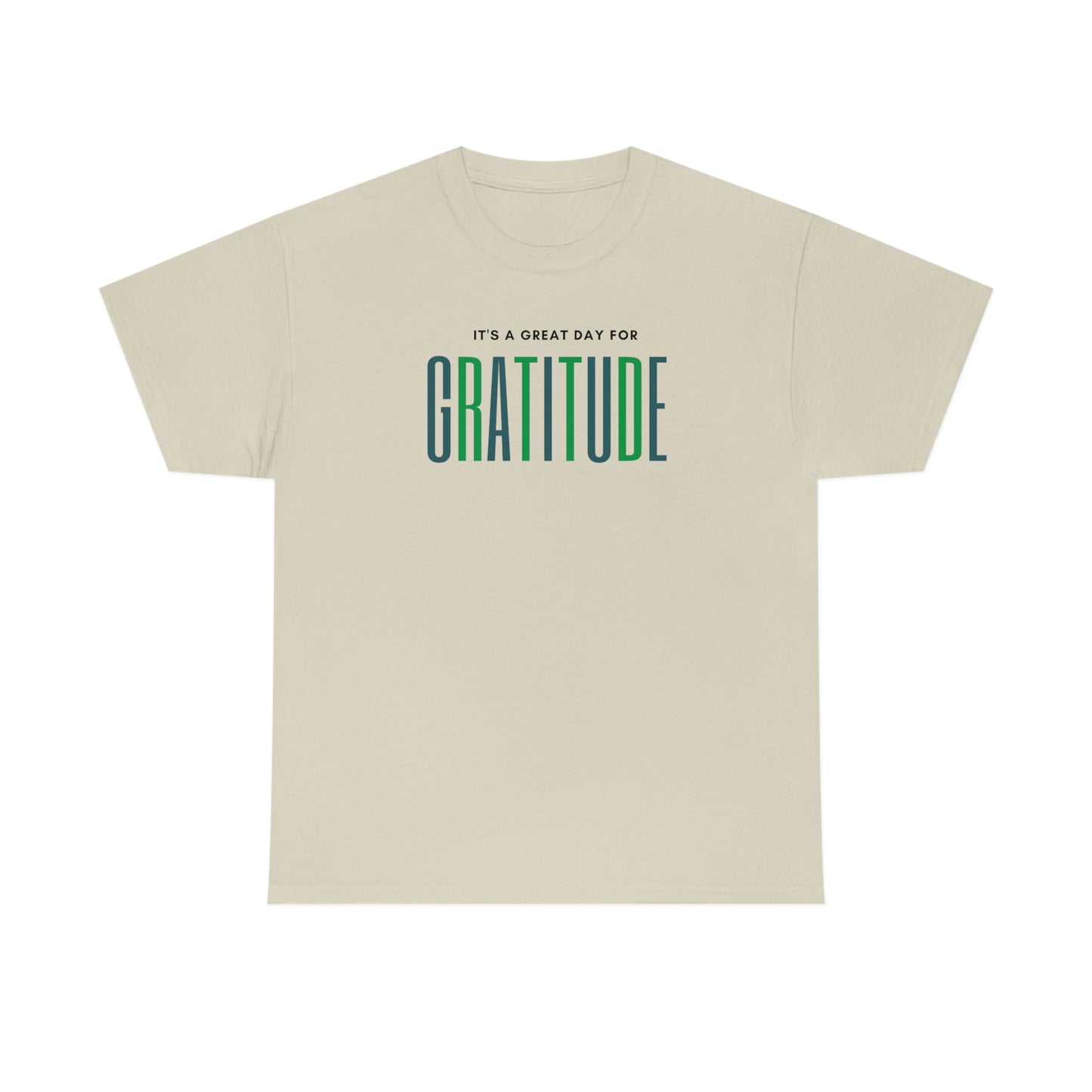 "Great Day for Gratitude" Cotton Tee