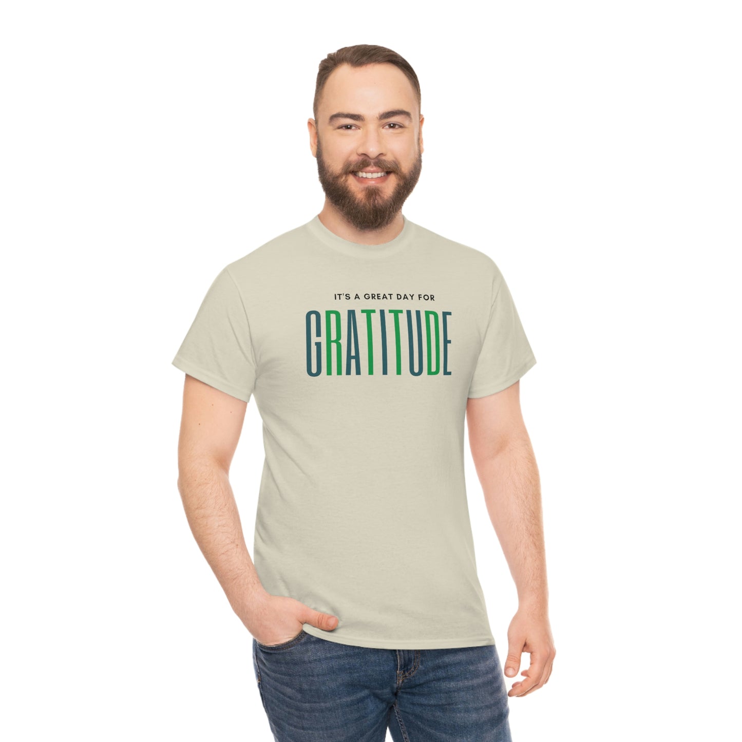 "Great Day for Gratitude" Cotton Tee