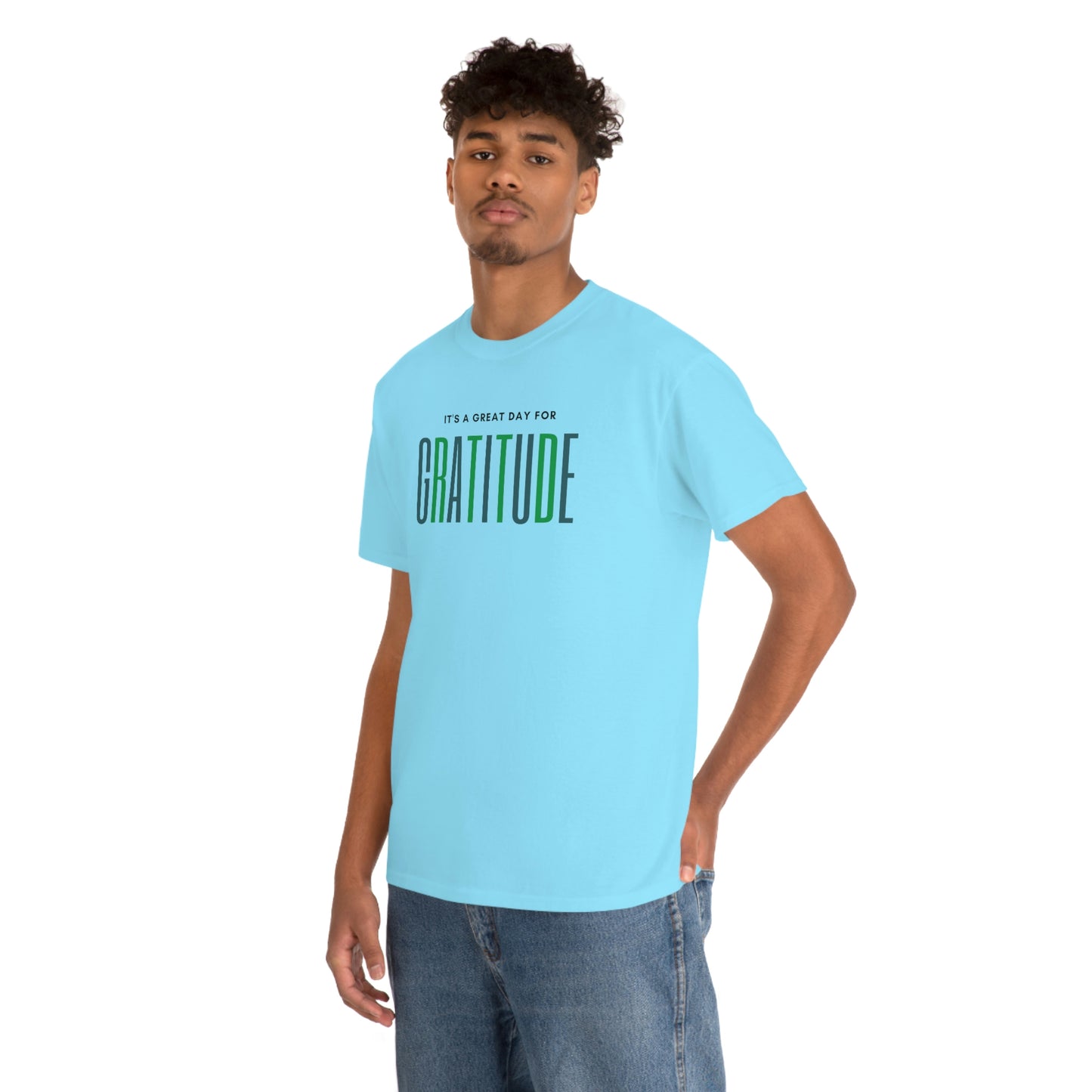 "Great Day for Gratitude" Cotton Tee