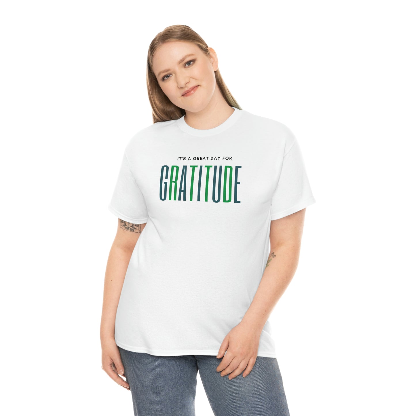 "Great Day for Gratitude" Cotton Tee