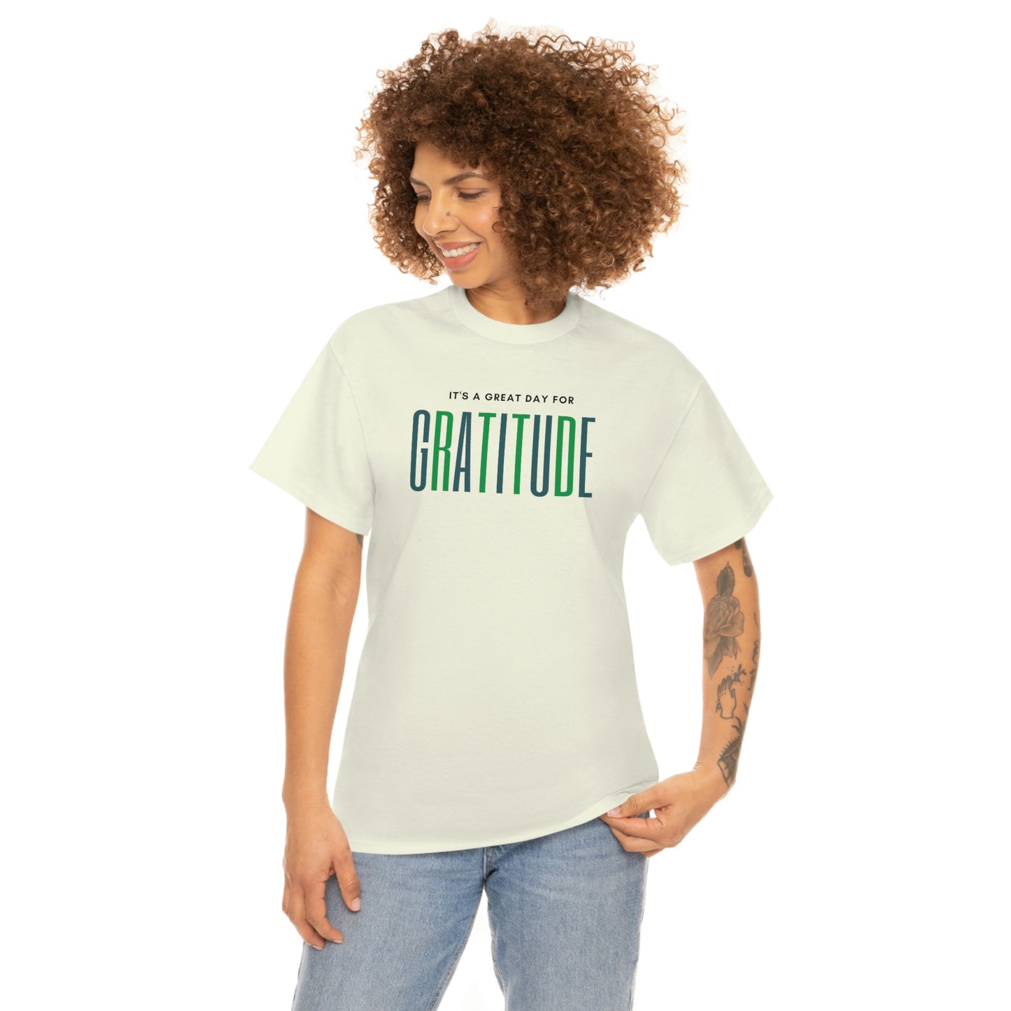 "Great Day for Gratitude" Cotton Tee