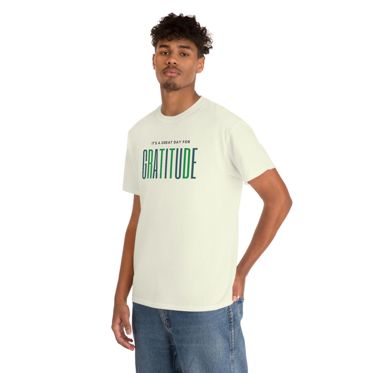 "Great Day for Gratitude" Cotton Tee