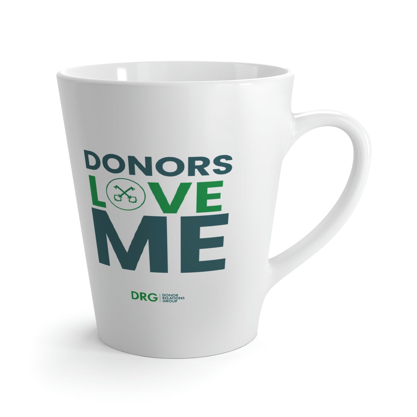 "Donors Love Me DRG" Latte Mug