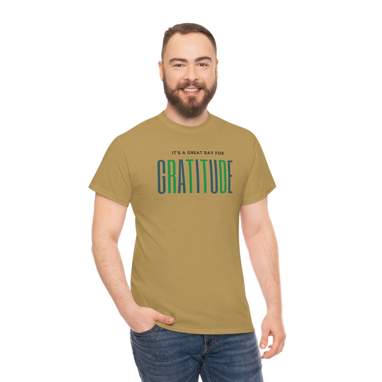 "Great Day for Gratitude" Cotton Tee