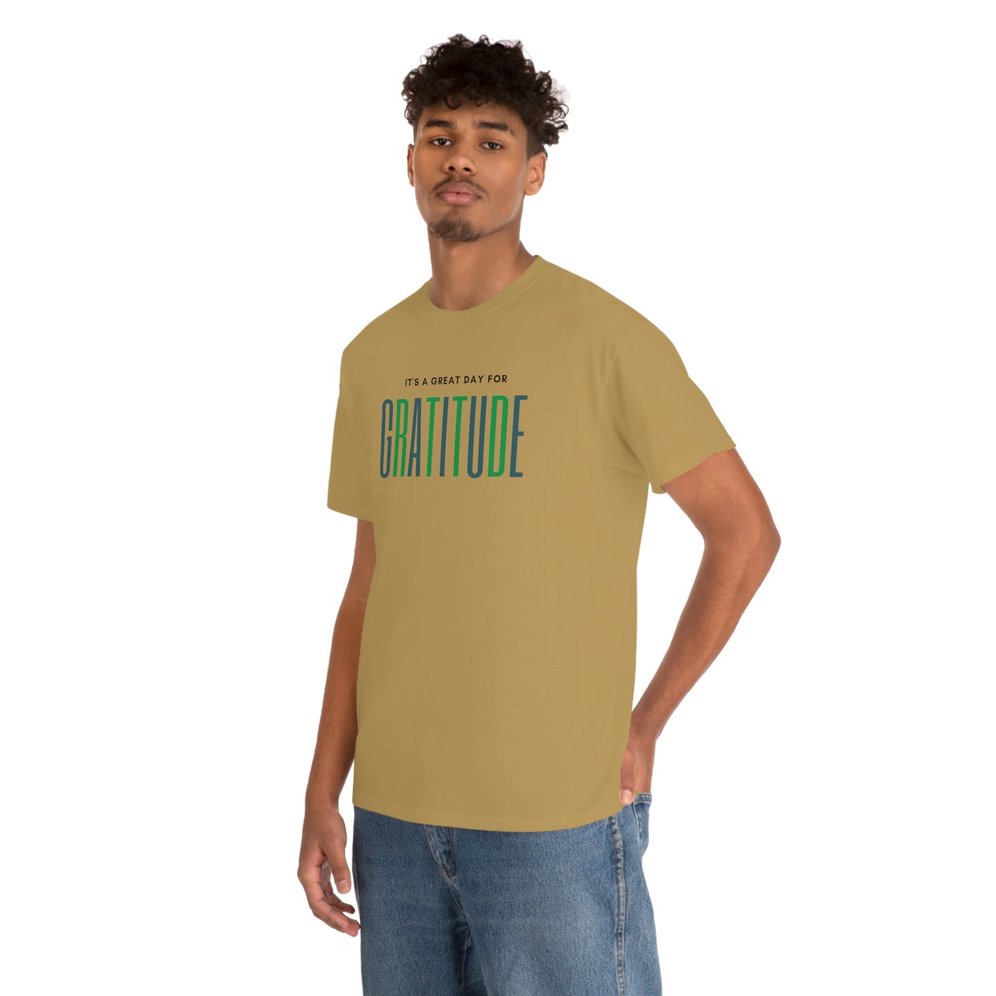 "Great Day for Gratitude" Cotton Tee