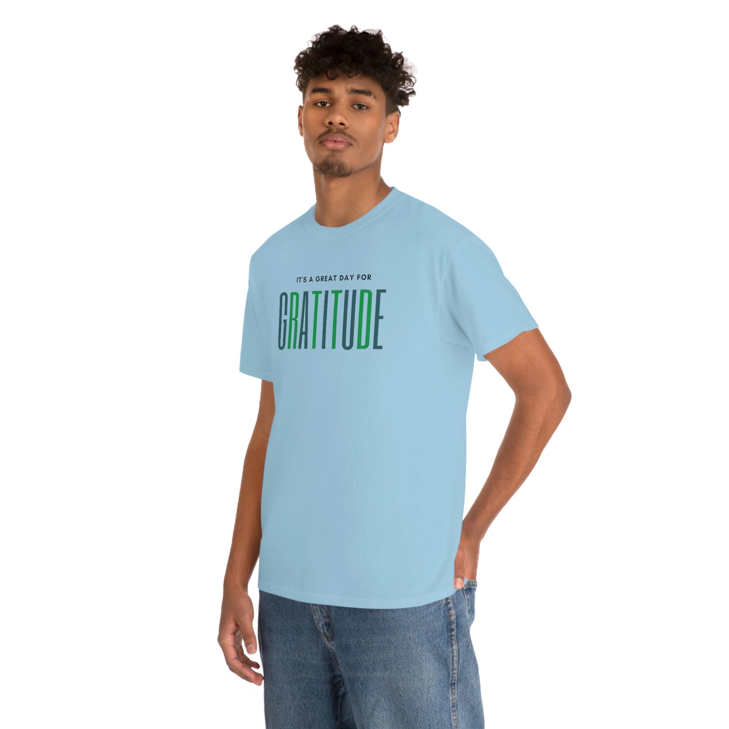 "Great Day for Gratitude" Cotton Tee