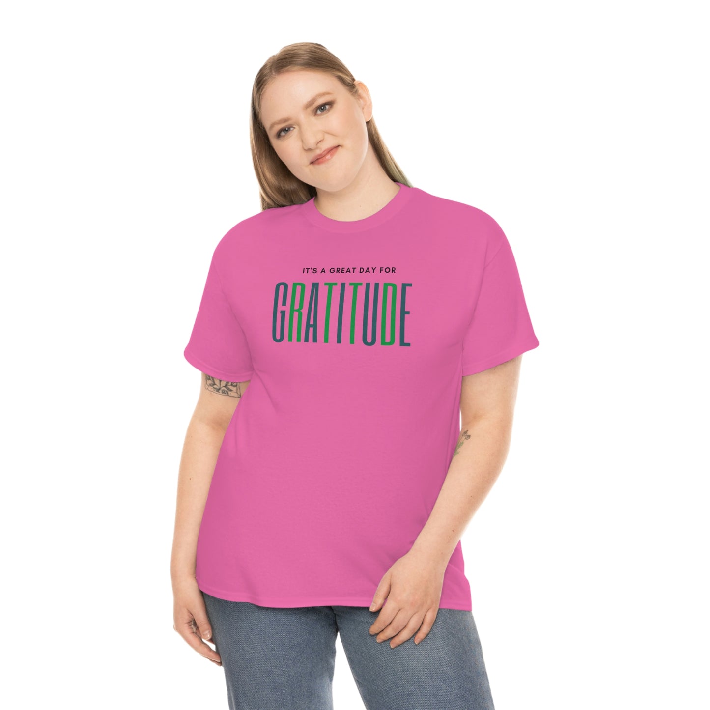 "Great Day for Gratitude" Cotton Tee