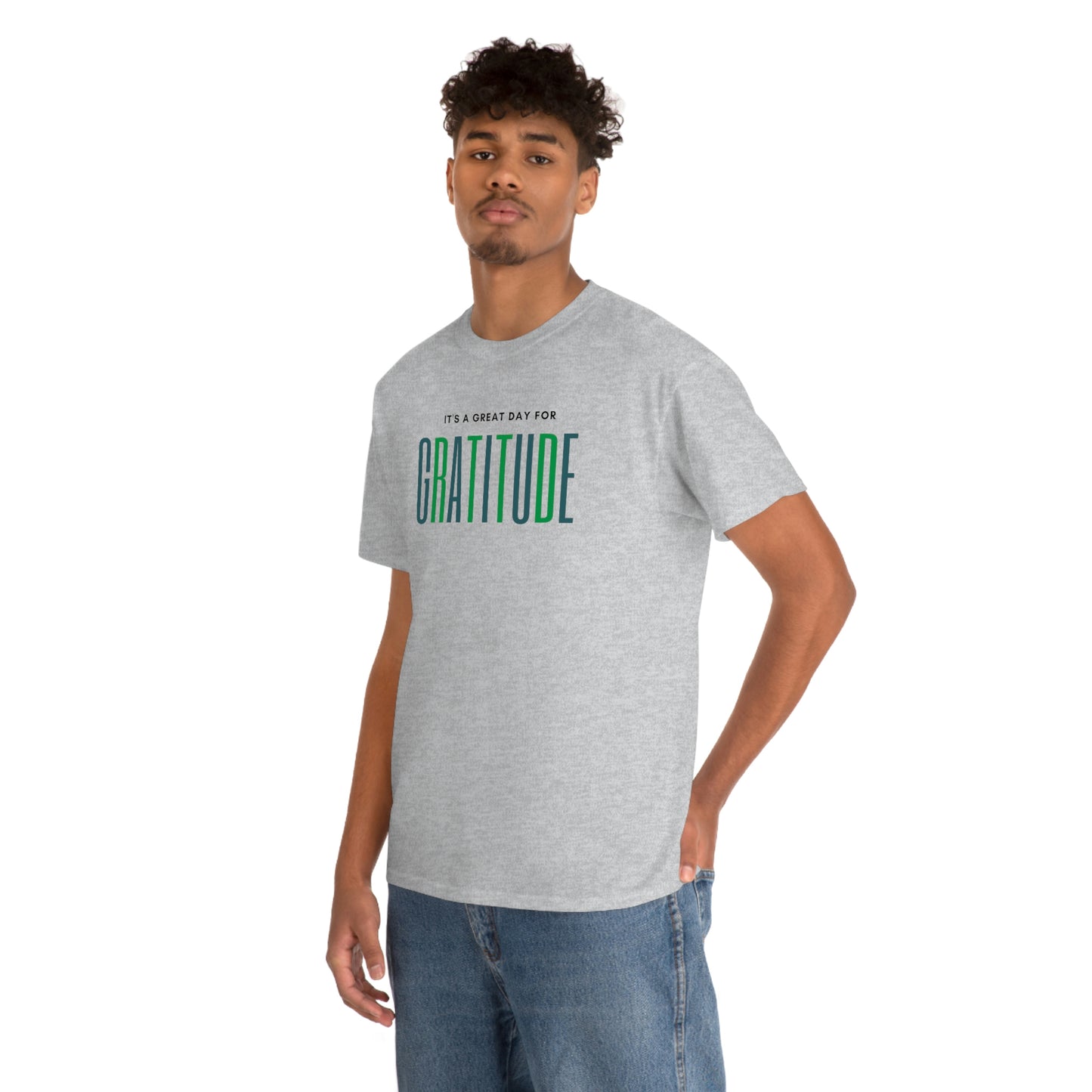 "Great Day for Gratitude" Cotton Tee