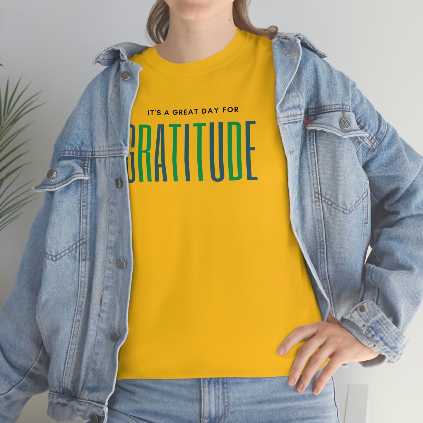 "Great Day for Gratitude" Cotton Tee