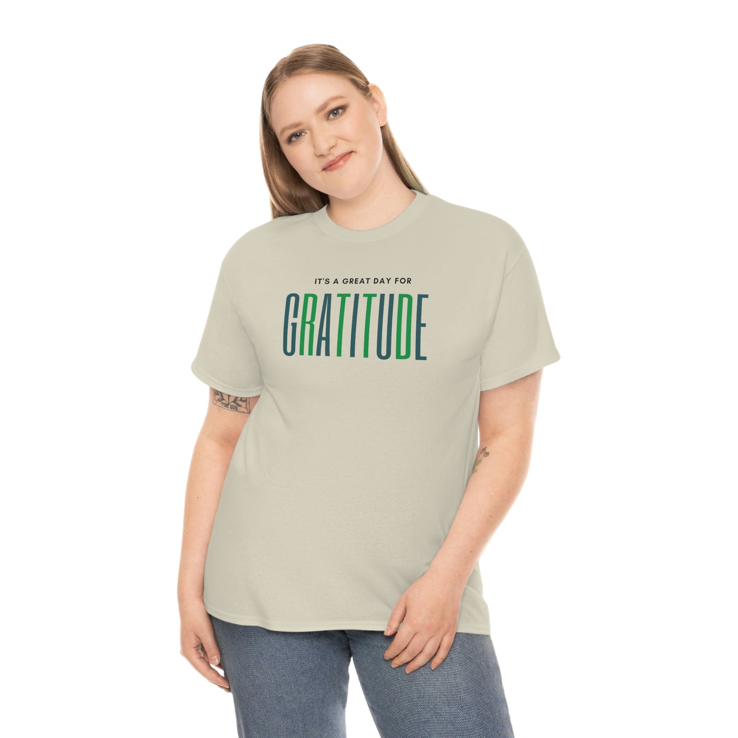 "Great Day for Gratitude" Cotton Tee