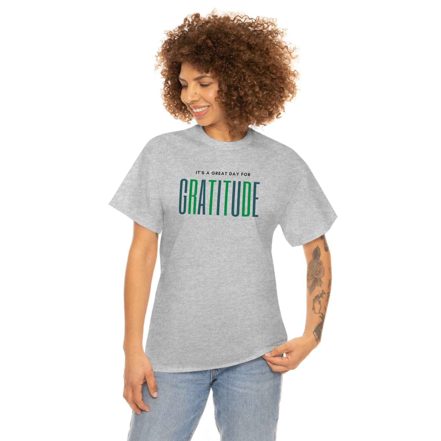 "Great Day for Gratitude" Cotton Tee