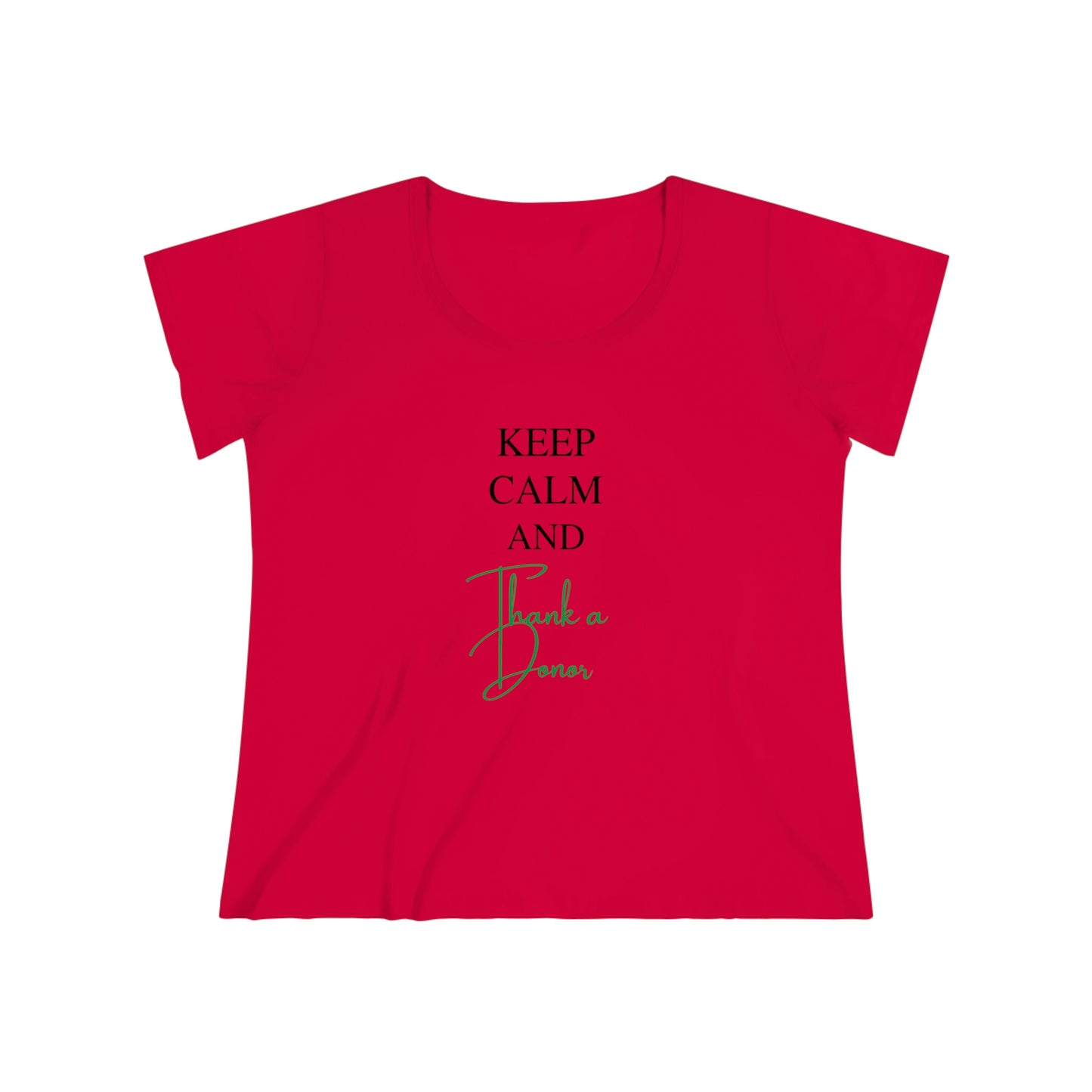 "Keep Calm" Women's Curvy Tee