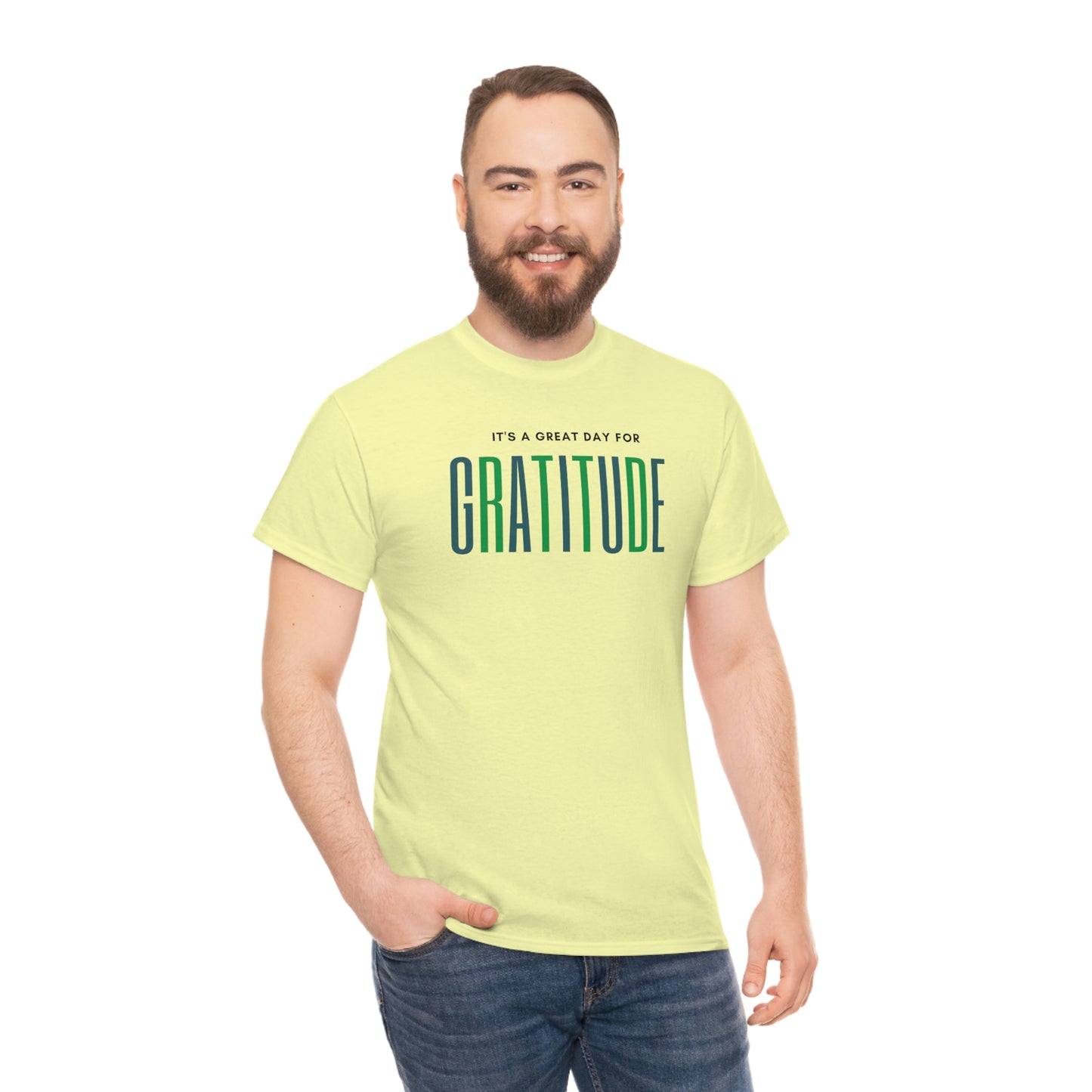 "Great Day for Gratitude" Cotton Tee