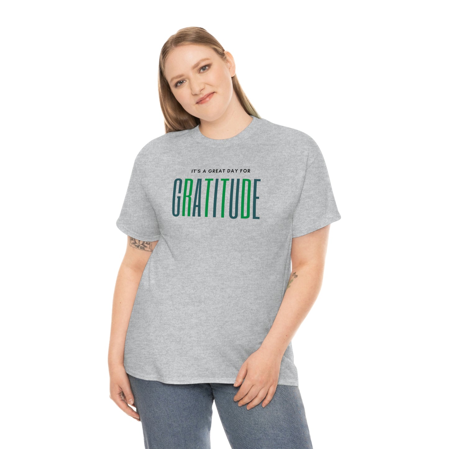 "Great Day for Gratitude" Cotton Tee