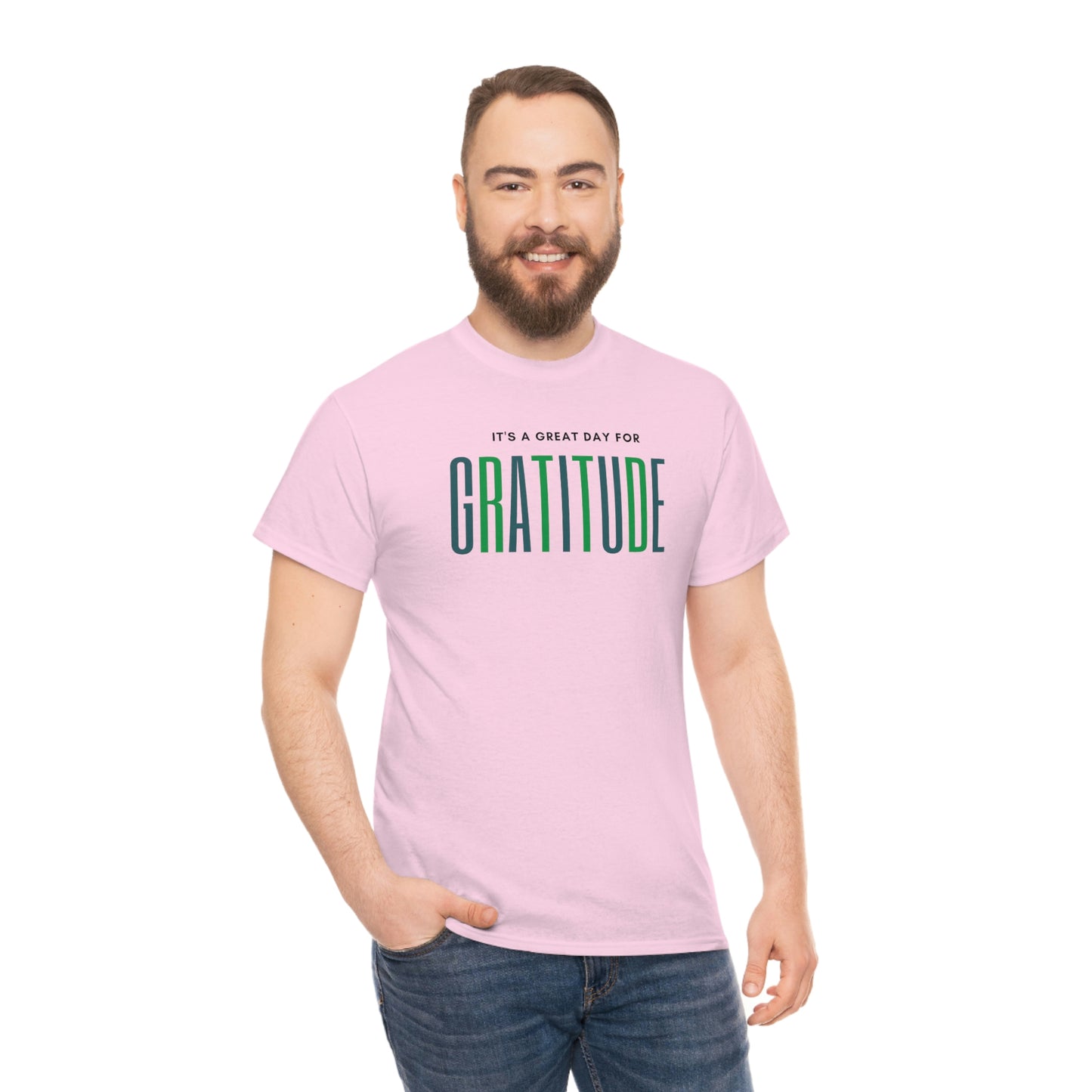 "Great Day for Gratitude" Cotton Tee