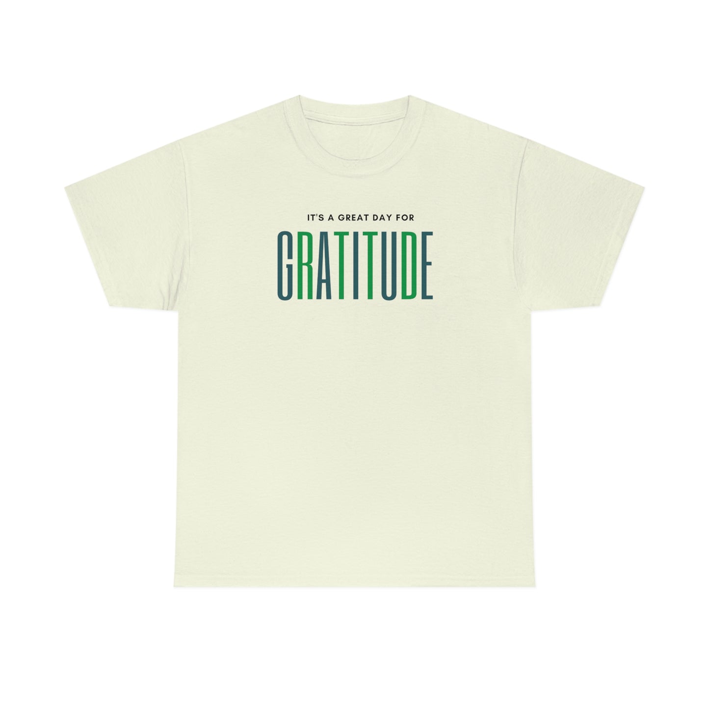 "Great Day for Gratitude" Cotton Tee