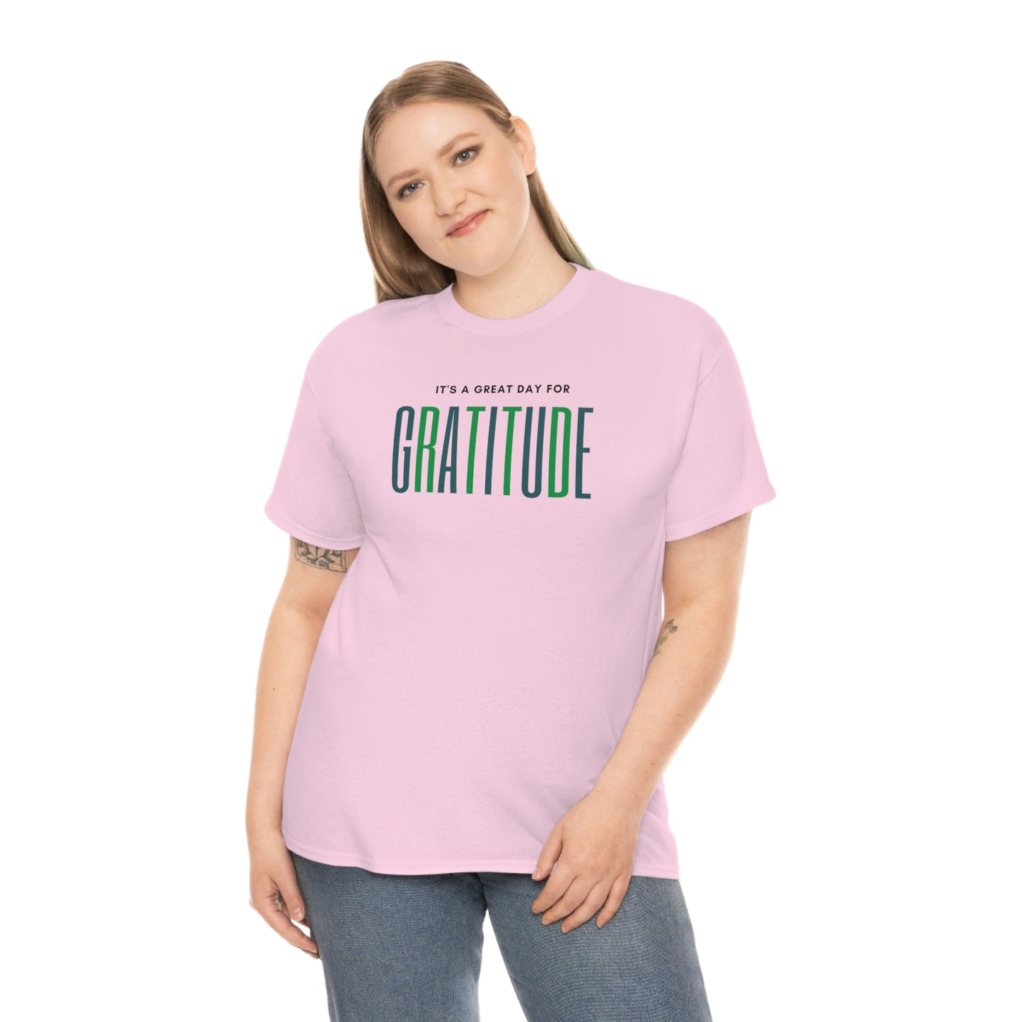 "Great Day for Gratitude" Cotton Tee