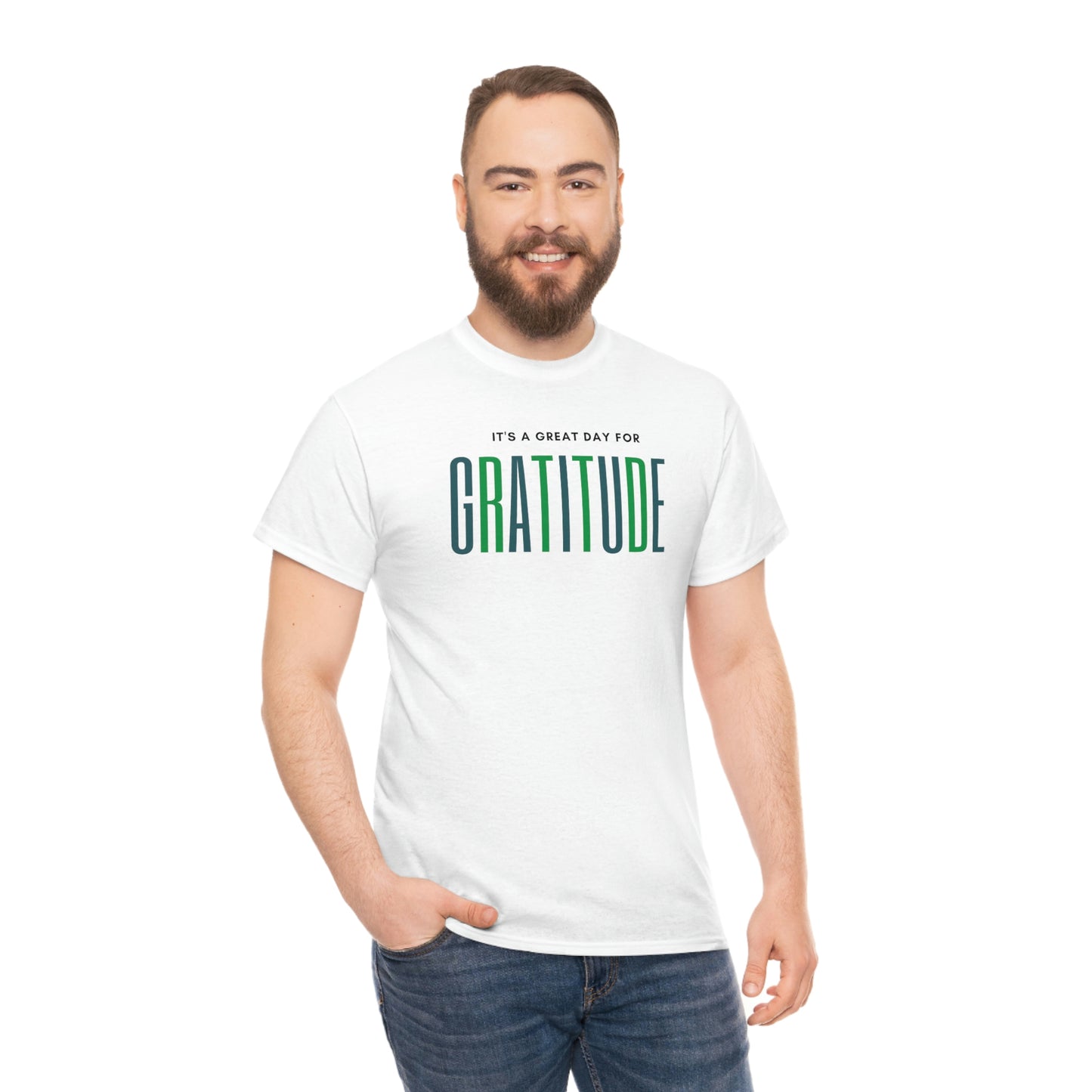 "Great Day for Gratitude" Cotton Tee